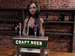 Petite redhead blowjob pov