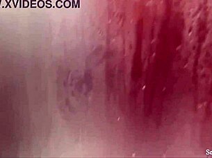 Hot MILF stepmom catches me spying in hotel shower 😏