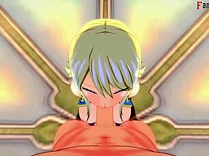 lucy heartfilia sucks dick in fairy tail fantasy on sheer cartoon