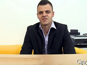 this gay porn shows a large pecker in action, with intense scenes to excite viewers