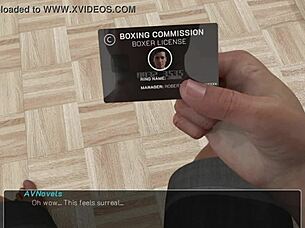 Master interacts with maid in casual anime cartoon setting