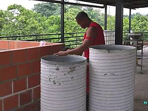 Terrace Fuck With Mariana Martix!