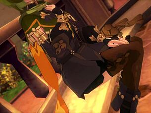 Watch Collei Get Wild in the Garden! What a Hentai Surprise!