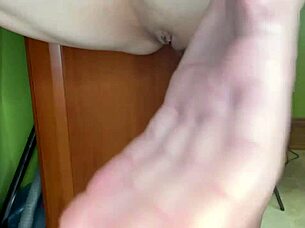 Watch my tight pussy get fucked by this dildo?