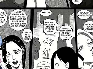 Wild Girls Night Out in Hentai Action!