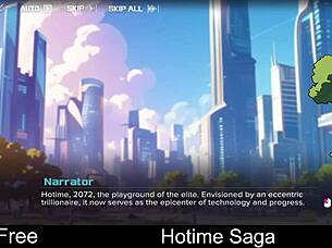 in the hotime saga, players engage in dating and erotic adventures in rich anime world
