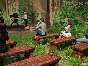 teen girl sucks big tits in academy