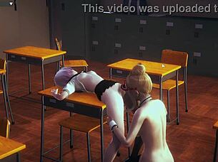 i love this hentai uniform scene so much