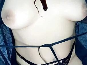 Felt so lonely, started touching my big ass and curvy body.