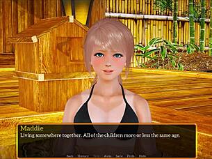 exploring my new family in this erotic game