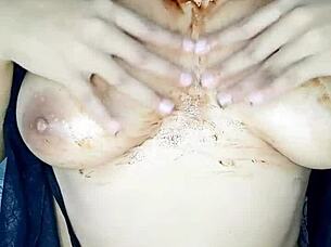 Felt so lonely, started touching my big ass and curvy body.