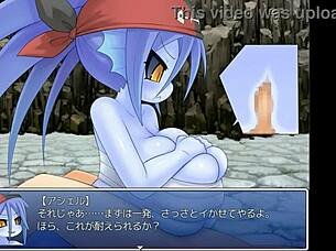 Imp with big tits in intriguing scene.