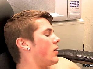 Kelan Carr fucks Preston's ass at the office