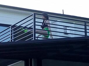 Chloe Surreal's Big Tits Caught Spying