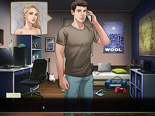 Our Red String Hentai Slut Sucks Cock And Rides In Cowgirl