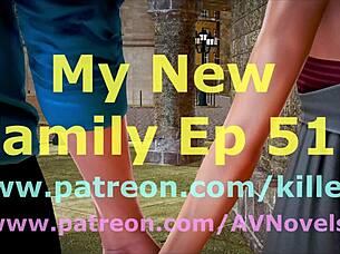 exploring my new family in this erotic game