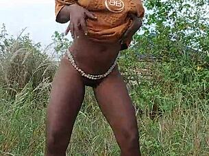 Crazy Bitch Shows Big Ass Dance Moves To Family