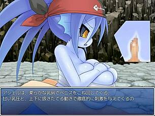 Imp with big tits in intriguing scene.