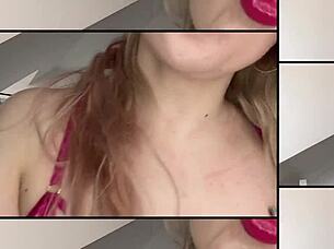 what's your secret obsession with those lips? huge tongue in lingerie?