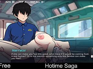in the hotime saga, players engage in dating and erotic adventures in rich anime world
