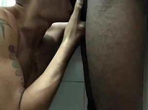 Public Creampie With Interracial Monster Cock