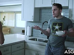 i watched hot jocks jay tee n aiden ward get into a fight that turned into rough gay bareback sex in the dorm room