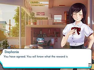 Gamer girls play with Stephanie.