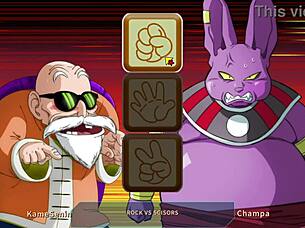 kame paradise 2 - vados shows master roshi her huge boobs