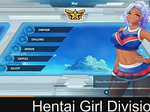 Neko leads the girl division in hentai adventures