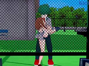 Ochako and Izuku have intense sex in My Hero Academia hentai