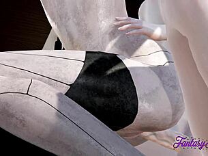 nier automata a2 receives multicum