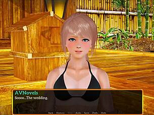 exploring my new family in this erotic game