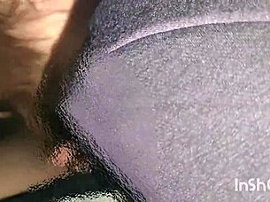 japanese amateur gives outdoor blowjob and handjob