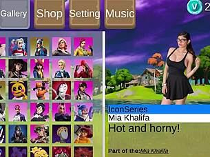 Fortnite parody sex scene gallery part 01 with big tits and cute teen.