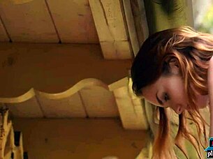 Tiny Teen Kate Strips Naked Outdoors