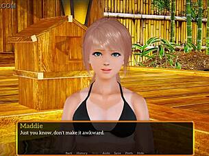 exploring my new family in this erotic game