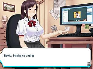 Gamer girls play with Stephanie.