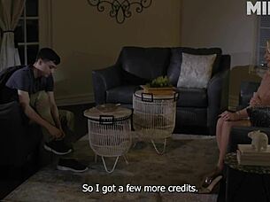 Mom in Law Lures Young 18+ Boyfriend with Sultry Charm