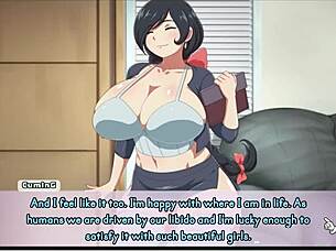 Waifu Hub S7 - Rumi Mha Parody Hentai Game Ep 4 Massive Facial Bukkake Cumshot