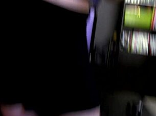 My stepbrother won't leave, so we roleplay dirty talk with braces and bent over in hentai.