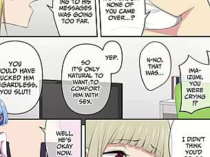 why do gals gather at imaizumi's house episode 7?