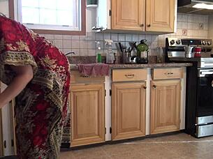 Turkish stepmom shocked as stepson licks his cum from her pussy 😱