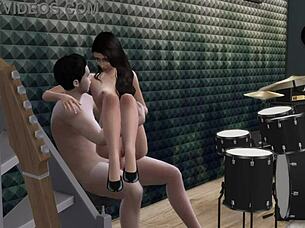 Mila Kunis Rides Elvis Presley In Intense Simporn Scene