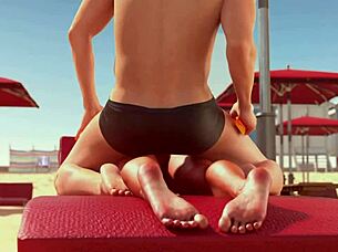 Busty Milf Watches Him Jerk Off?