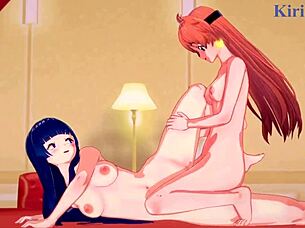 Sylphiel and Lina explore futanari in Slayers