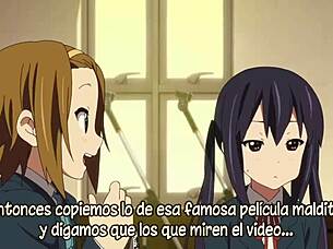 Epizoda 25 z K-on 2 s anime postavami a hudebními scénami