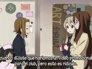 Episode 25 of K-on 2 with anime characters and music scenes