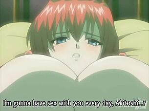 hentai - wanna touch my busty step sister in this crowded train scene?