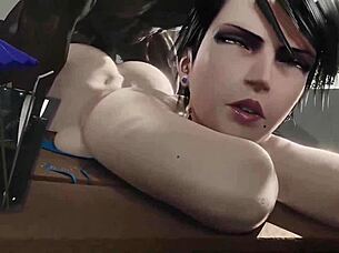 tender evening sex with my girlfriend featuring big natural tits and creampie