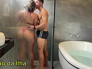 I wanted milk in my pussy but got two cocks